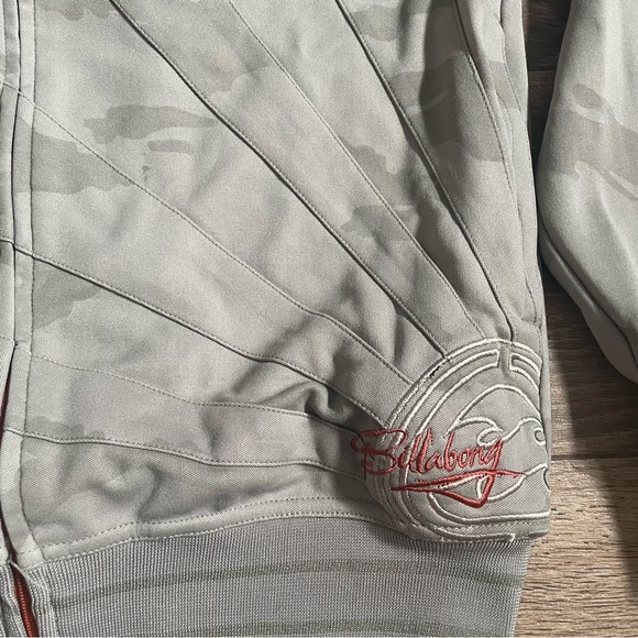 Billabong Camo Full Zip Track Jacket/ Sweatshirt - Picture 4 of 13